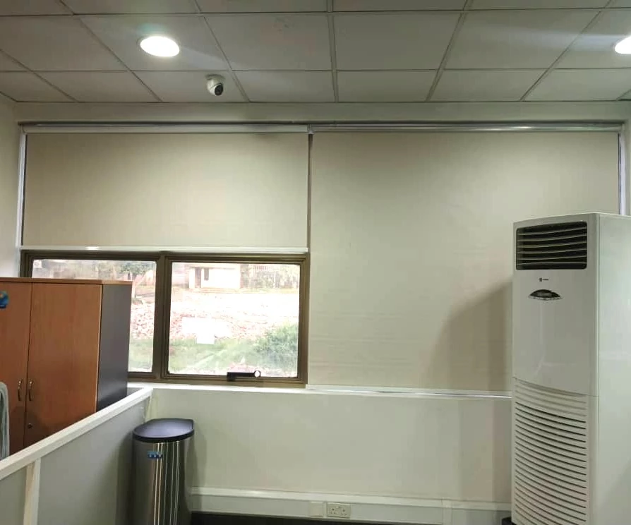 Roller Blinds installation in Uganda by Lubbeger
