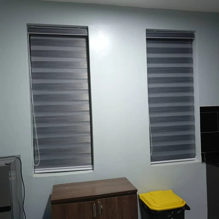 Zebra Blinds fitted in a modern Ugandan office